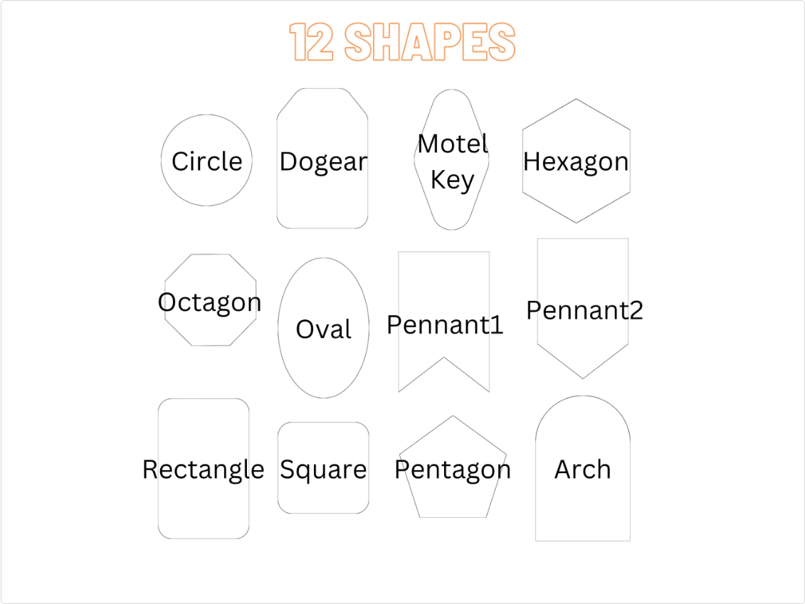 Basic Shape Generator FREE SVG Generator - Create Custom Pattern Shapes - CutGen Maker Space